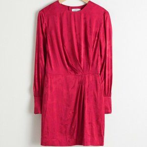 PARIS ATELIER & OTHER STORIES Red Open Back Mini Dress